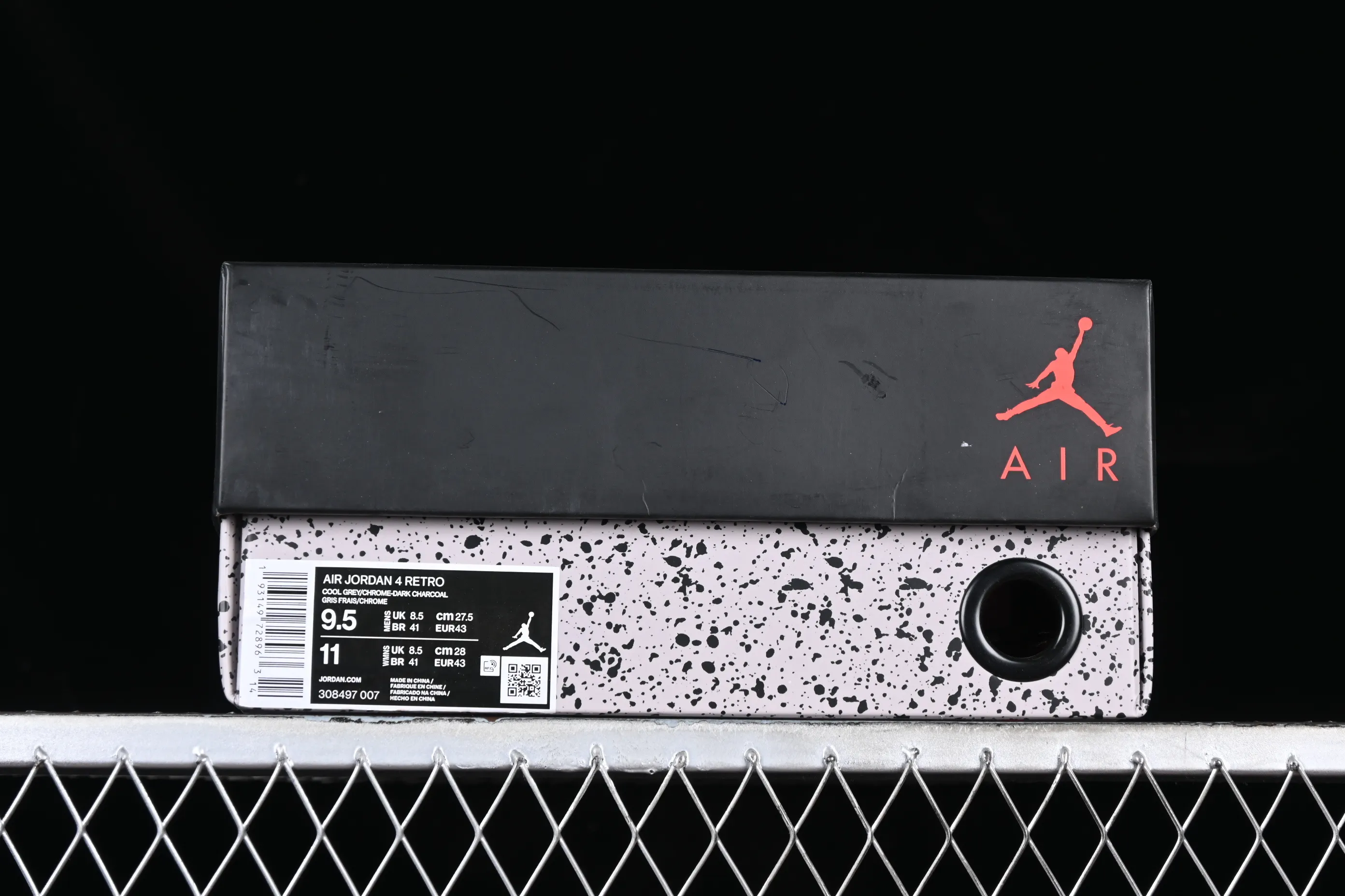 All categories Air Jordan Jordan series basketball shoes Air Jordan 4 GX foreign trade version Air Jordan 4 Retro "Cool Grey" AJ4 Joe 4 cool gray 308497-007